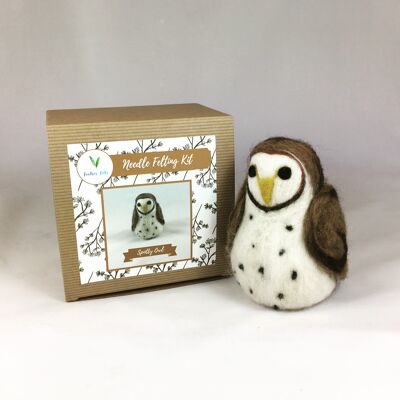 Spotty Owl - Needle Felting Kit (Without Foam)