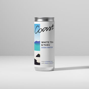 Thé Blanc Coast & Eau Soda Yuzu - Canettes 1