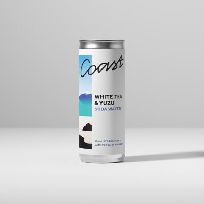 Coast White Tea & Yuzu Soda Water - Cans