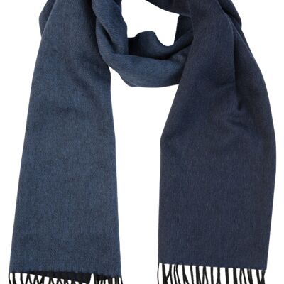 Double-sided cashmere scarf