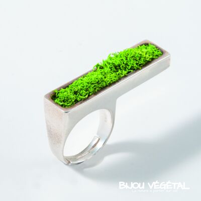 Prestige anello in argento Jardiniere lichen