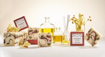 Savon naturel surgras au Tilleul des Baronnies 100 g - Version parfumée aux huiles essentielles bio 3