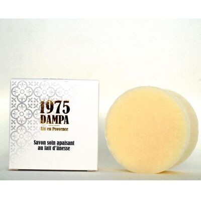 Soothing care soap with donkey milk - Use as a mask