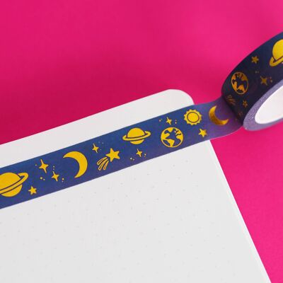 Gold Space Washi Tape