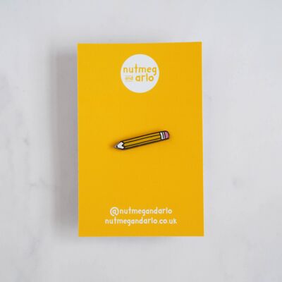 Pencil Enamel Pin