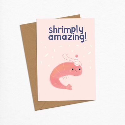 Shrimply Amazing Card