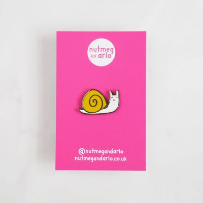 Snail Enamel Pin