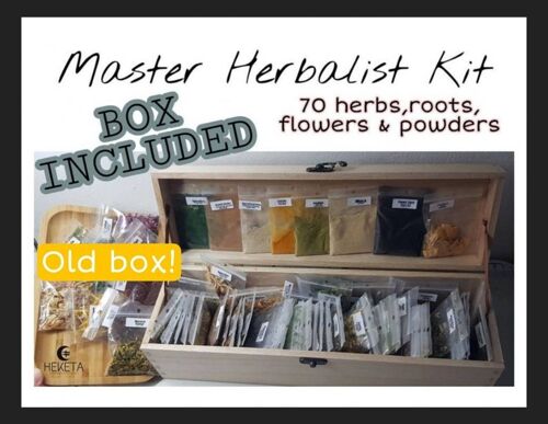 MASTER HERBALIST SET ~70 herbs, flowers, spices, powders etc