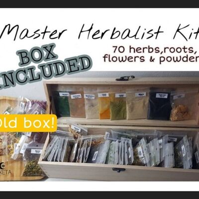 MASTER HERBALIST SET ~70 herbs, flowers, spices, powders etc