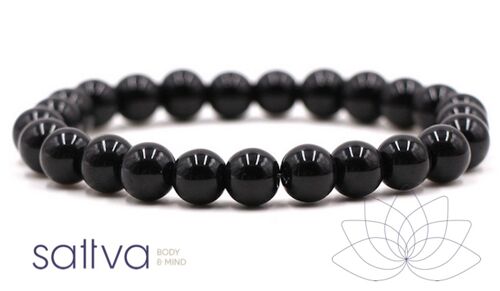 LISTEN | Black Onyx 8mm Mala Bracelet