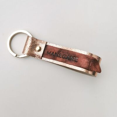 Porte-clés rose gold vintage