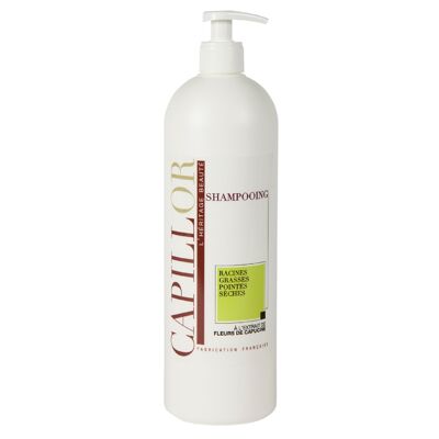 Capillor Shampooing Racines Grasses Pointes Sèches - Flacon 1L