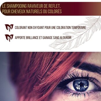 Capillor Shampooing Raviveur Rouge Eclat - Flacon 1L 6