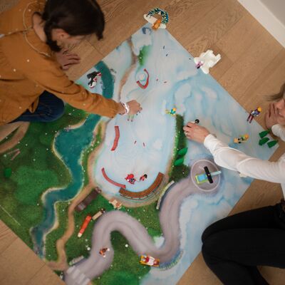 Alfombra de juego para niños Snow Star - Mediana