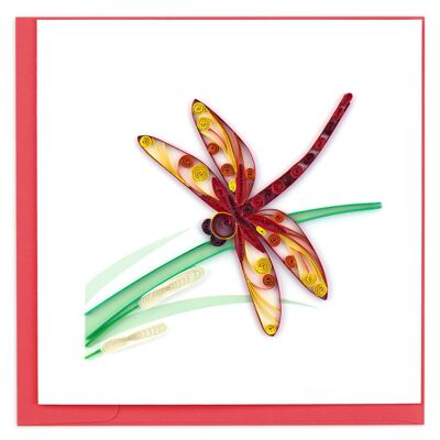 DRAGONFLY 6X6" GREETING CARD , Sku11