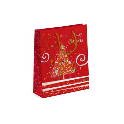 TURNOWSKY RED TREE MED GIFT BAG , Sku190