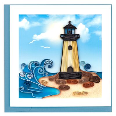 LIGHTHOUSE 6X6" GREETING CARD , Sku253