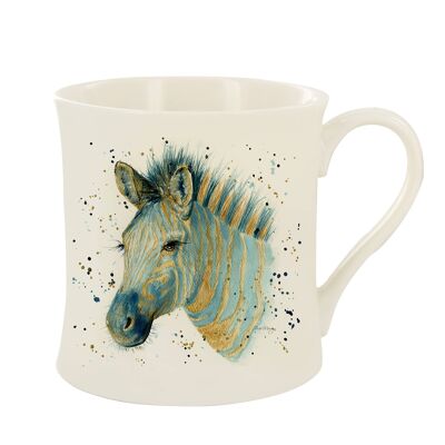 ZARA ZEBRA MUG GOLD FINISH , Sku374