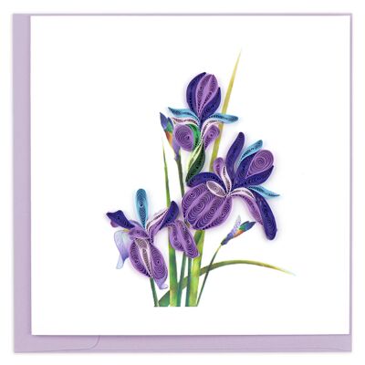 IRIS 6X6" GREETING CARD , Sku561