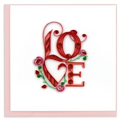 LOVE 6X6" GREETING CARD , Sku703