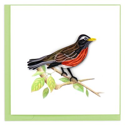 ROBIN 6X6" GREETING CARD , Sku808