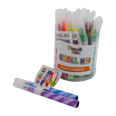 8 ASSTD SCENTED MARKERS IN TUB , Sku861