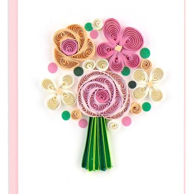 FLOWER BOUQUET MINI CARD , Sku1006