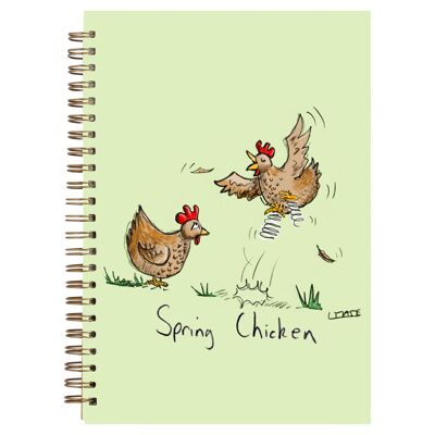 LOUISE TATE SPRING CHICKEN A6 NOTEBOOK , Sku1063