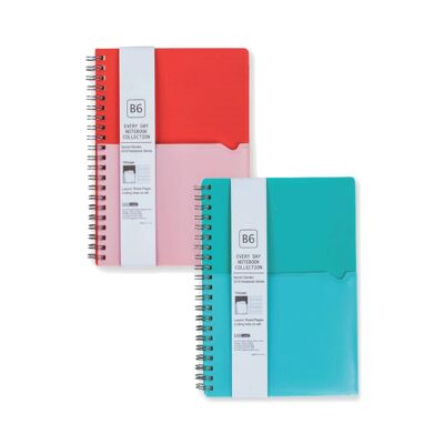 SECRET GARDEN 2ASSTD SPIRAL NOTEBOOK WITH PP COVER , Sku1084