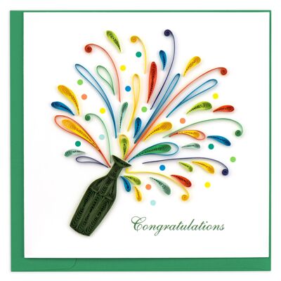 CELEBRATION CONGRATS 6X6" GREETING CARD , Sku1099