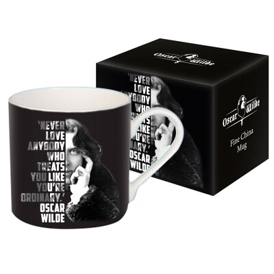 OSCAR WILDE NEVER LOVE ANYBODY MUG IN BOX , Sku1177