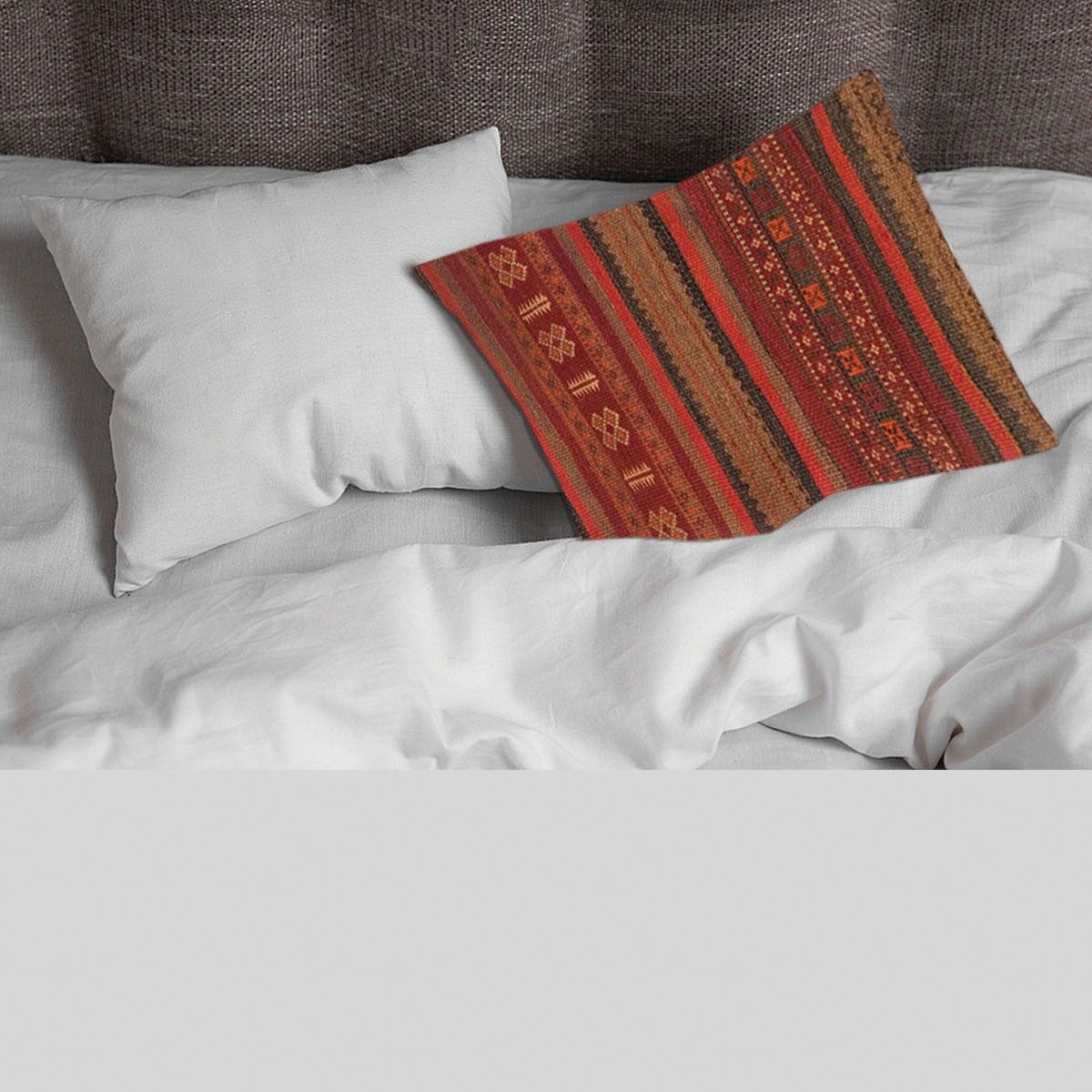 Fodera per cuscino in mix speziato intrecciato a mano Kilim Baluchi