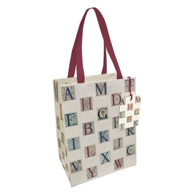 DAVINCI ALPHABET LGE GIFT BAG , Sku1279