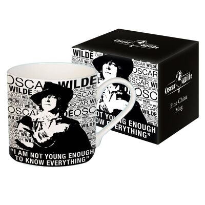 OSCAR WILDE I AM NOT YOUNG ENOUGH MUG IN BOX , Sku1393