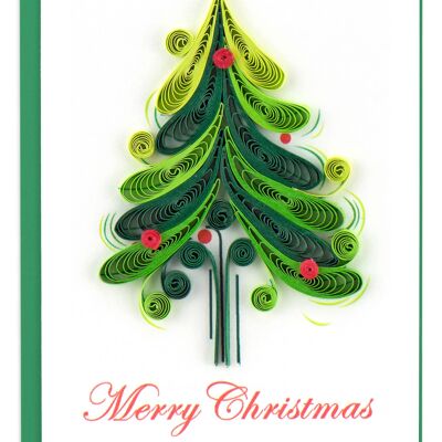 CHRISTMAS TREE MINI CARD , Sku1411