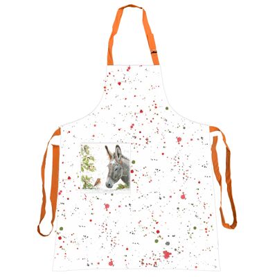 DIANA & ROSS DONKEY/ROBIN ORGANIC APRON , Sku1451