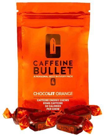 Caféine Bullet Chocolat Orange Energy Chews 6