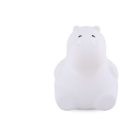 Luce notturna in silicone USB Hippo