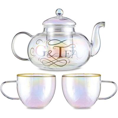 G&Tea Glass Teapot Cocktail Set