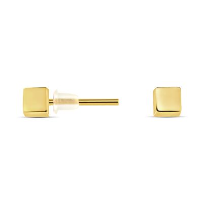 Boucle d'oreille cube