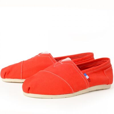 Rote Espadrille Frankreich