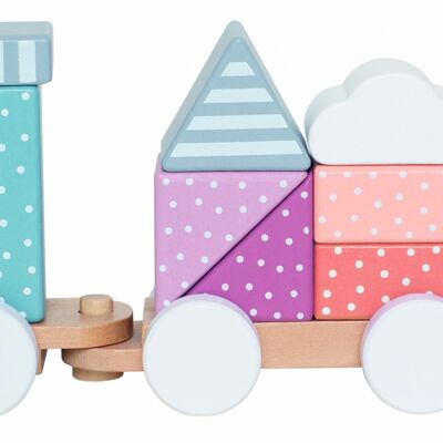 Train avec cubes teddy