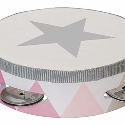 Tambourine drum pink