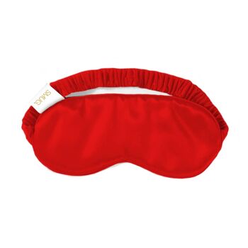 Masque de Sommeil Satin - Rouge 2