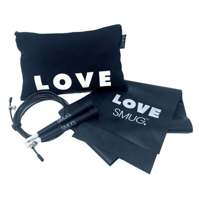 Skipping Rope, Resistance Band & Bag Fitness Set