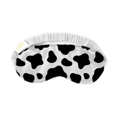 Masque de sommeil en satin - Imprimé vache