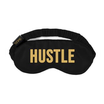 Masque de sommeil en satin - Imprimé Hustle 1