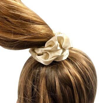 Chouchou pour cheveux - Beige 4