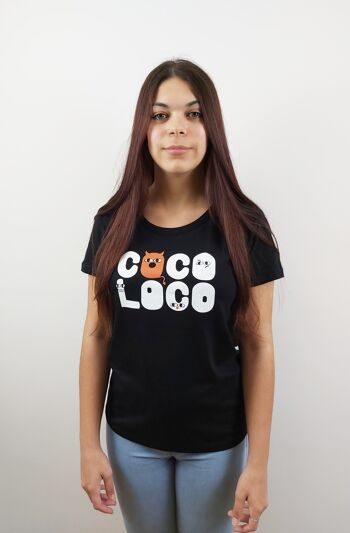 T-SHIRT FEMME MANCHES COURTES EN COTON BIOLOGIQUE COCOLOCO 3