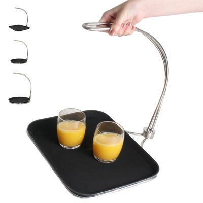 Tipsi Tray Single Handed Serving Tray (14x11 Inch Diameter)